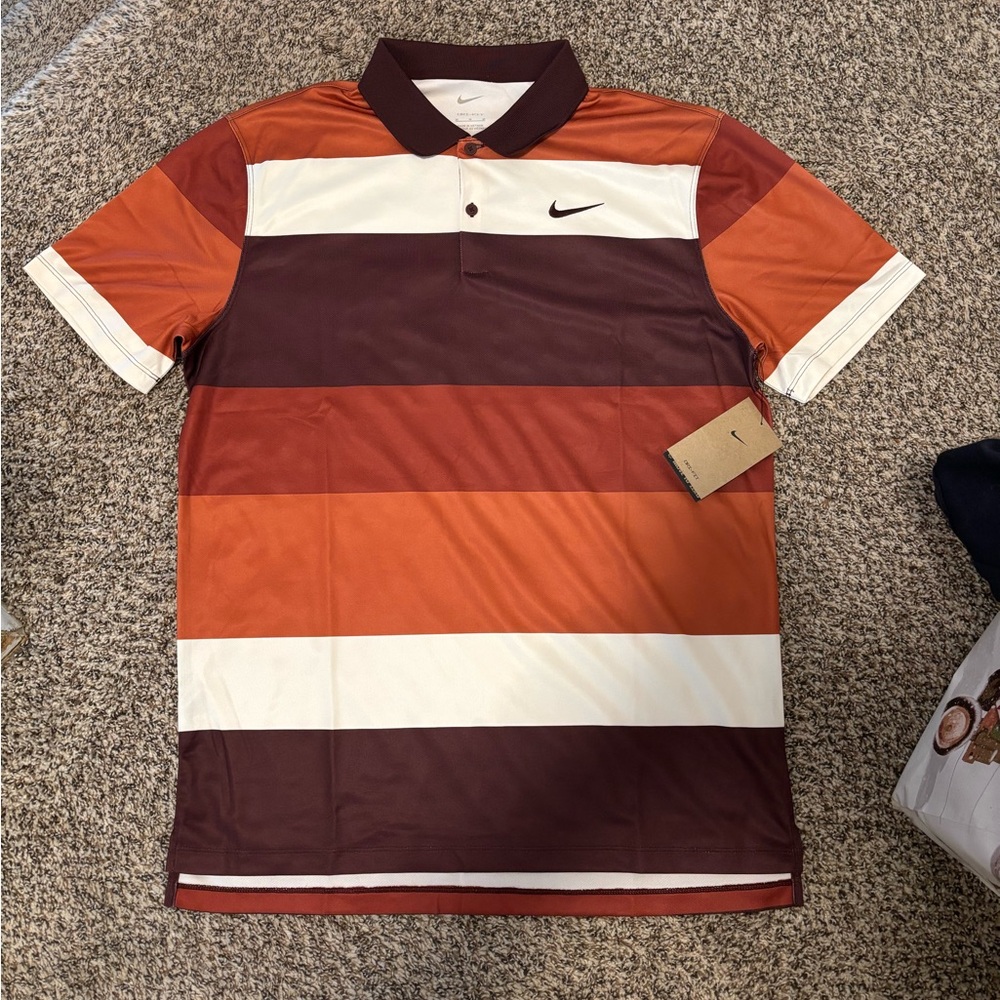 Nike Dri-fit color block polo. NEW Medium men’s